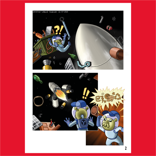 Tegneserie af Jonathan Lillelund