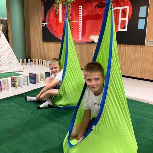 Billede fra bibliotekets SommerCamp 2025